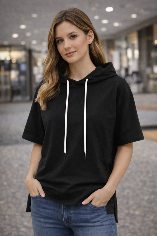 Arctic Bloom™ Short-Sleeve Hoodie